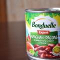 Fižolova juha iz konzerve v paradižnikovi omaki Skuhajte fižolovo juho v paradižnikovi omaki
