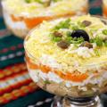 Salad gan cá tuyết: công thức nấu ăn có hình ảnh Những gì chúng ta cần