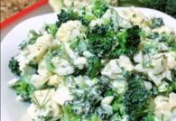 Brokkoli ja lillkapsas: retsept, toiduvalmistamise omadused ja soovitused Brokkoli lillkapsa ja muude köögiviljade retseptid