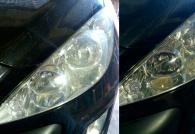 Polishing headlights with your own hands at home