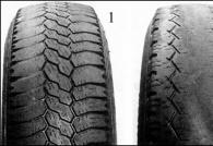 Tire service life and permissible tread wear